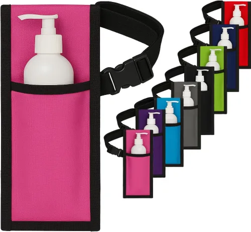 Miniatura 11 de Royal Massage Funda para botella de aceite con correa ajustable, cintura o bolsa de hombro manos libres para terapeutas, se adapta a la mayoría