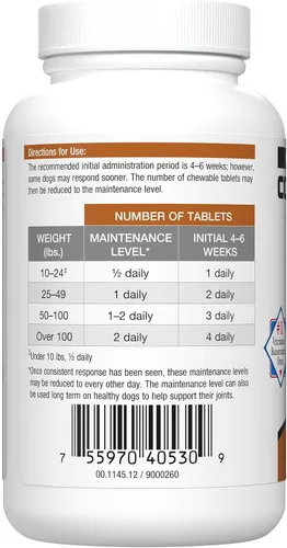 Miniatura 3 de Nutramax Cosequin - Suplemento para la salud de las articulaciones para perros, contiene glucosamina para perros, además de condroitina, apoya
