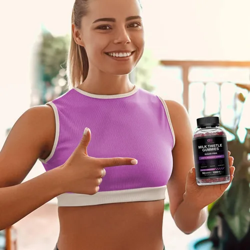 Miniatura 5 de Effective Nutra Gomitas de cardo mariano Extracto de cardo mariano sin azúcar, 1000 mg para desintoxicación hepática y apoyo antioxidante, vegano