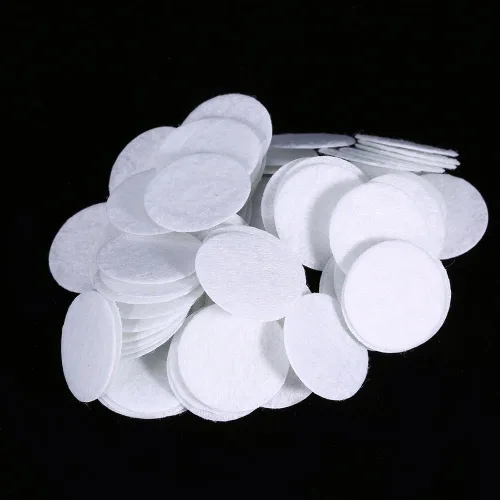 Miniatura 2 de Accesorios - 100 filtros redondos de algodón para máquina de eliminación de puntos negros, filtros de vacío facial de repuesto (0.984 in)
