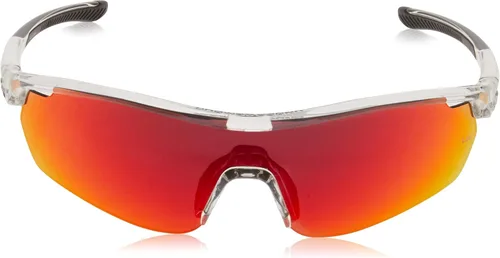Miniatura 2 de Under Armour UA Gametime Jr. Wrap - Lentes de sol para niños y jóvenes, color transparentenegro, 3.898in, 0.039in, Transparentenegro