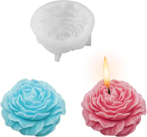 Miniatura 15 de Moldes de vela en forma de cubo, moldes de velas 3D para hacer velas, molde de vela de silicona de panal para adornos de jabón caseros, velas