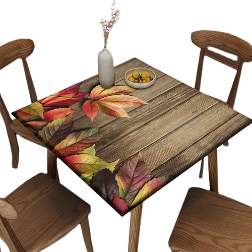 Miniatura 14 de Mantel ajustable con diseño de girasol redondo, borde elástico amarillo, mantel de poliéster para interiores y exteriores, fiesta, cena, patio
