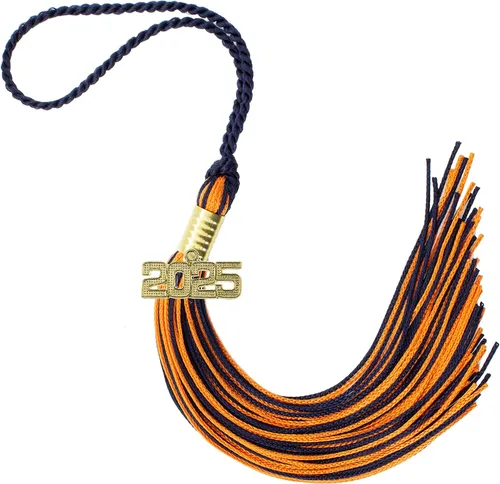 Miniatura 472 de Borla de graduación Aqua 2022, todos los colores escolares disponibles, fabricada en Estados Unidos