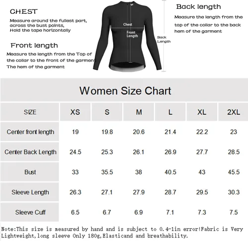 Miniatura 6 de Wulibike Cycling Jersey Women Long Sleeve,Bike Shirts for Women Biking Tops Breathable Cycle Jerseys with 4 Pockets