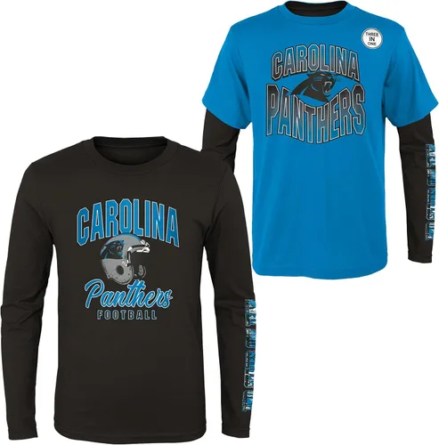 Miniatura 28 de NFL Conjunto de 3 Camisetas y Camisas de Manga Larga para Niños y Jóvenes 8-20, Colores del Equipo del Día del Juego