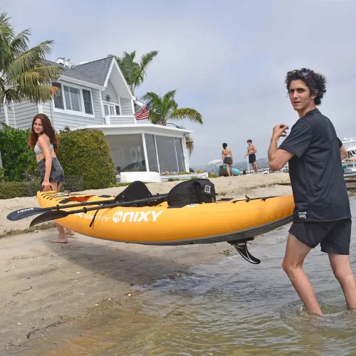 Miniatura 7 de NIXY Tahoe Kayak inflable – Kayak de alta calidad para 2 personas, diseño duradero para dos adultos, portátil y estable con características