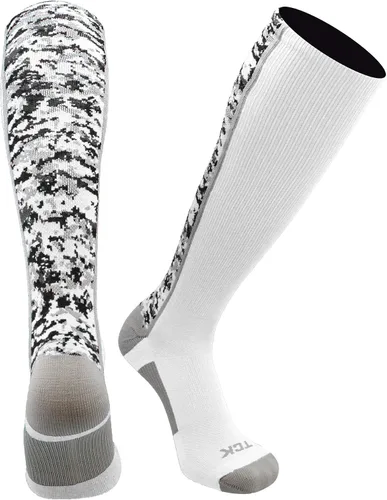 Miniatura 39 de TCK Calcetines de béisbol para jóvenes, niños u hombres, con diseño de camuflaje digital y longitud hasta por encima de la pantorrilla