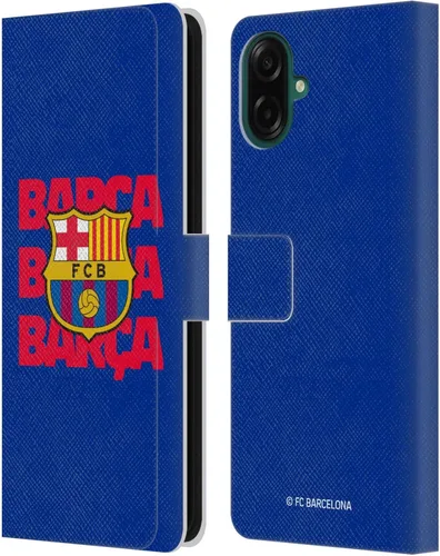Miniatura 61 de Head Case Designs Funda de piel con licencia oficial del FC Barcelona Barca Crest Graphics para Samsung Galaxy A06 4G