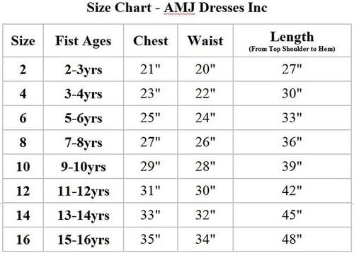 Miniatura 5 de AMJ vestidos Inc Big Comunión de las niñas Flower Girl Pageant Vestido