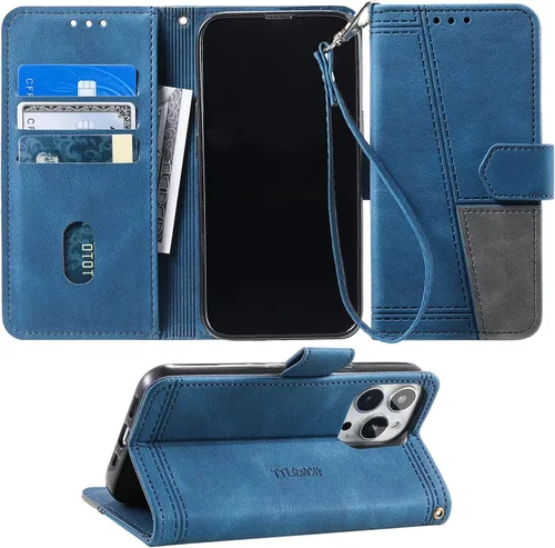 Miniatura 2 de Funda compatible con Huawei Nova 10 Pro, piel sintética, con soporte de piel sintética compatible con Huawei Nova 10 Pro GLA-AL00 GLA-LX1 con cierre