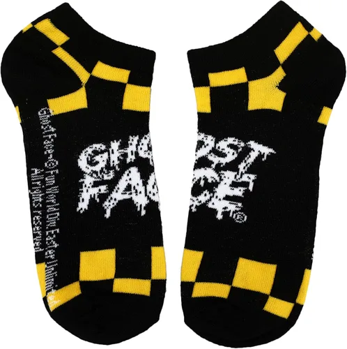 Miniatura 4 de Bioworld Scream Ghostface - Calcetines tobilleros para mujer (5 unidades), Multi colorido