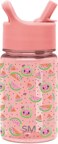 Miniatura 16 de Simple Modern Peppa Pig Botella de Agua Summit de Plástico Tritan para Niños 12 oz Taza Sin BPA con Tapa de Pajita Cubierta a Prueba de Fugas