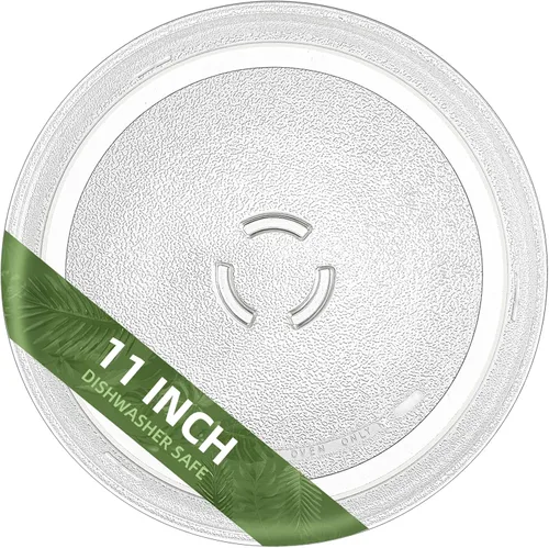 Miniatura 14 de Placa de microondas de 12.75 pulgadas de repuesto para placa de vidrio de microondas WB49X10129 GE, LG 3390W1A027A y Kenmore placa de vidrio