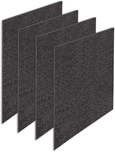 Miniatura 2 de GermGuardian Repuesto de filtro de carbono genuino para filtro HEPA FLT5900 para purificador de aire AC5900WCA, paquete de 4, FLT21CB4