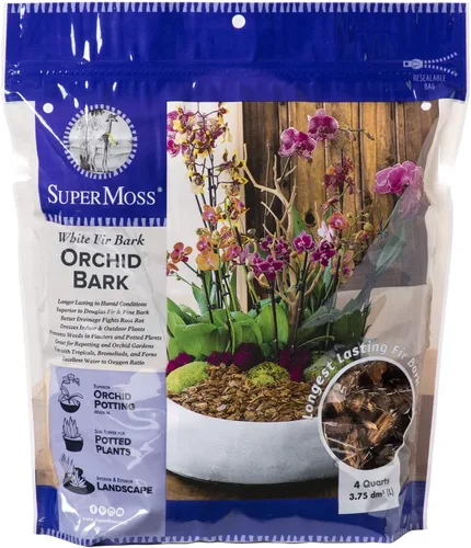 Miniatura 2 de SuperMoss (23114) Corteza para macetas de orquídeas, natural, 4 cuartos de galón