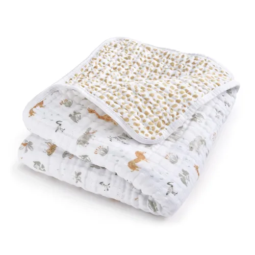 Miniatura 28 de Aden + Anais Cobija de ensueño de muselina para bebés Ideal, ligera, para recién nacidos y cuna, ropa de cama para niños Regalo para fiestas de bebé