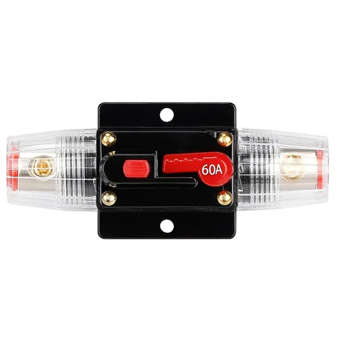 Miniatura 13 de Generic Disyuntor impermeable, portafusibles, disyuntor de audio, con reinicio manual, 12V-48V CC, 30A-300A, para sistema de audio de barco marino