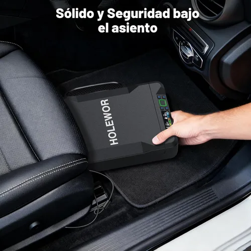 Miniatura 5 de Caja fuerte para pistola de coche, caja fuerte pequeña para pistola, estuches biométricos portátiles de mano para pistolas, caja de seguridad