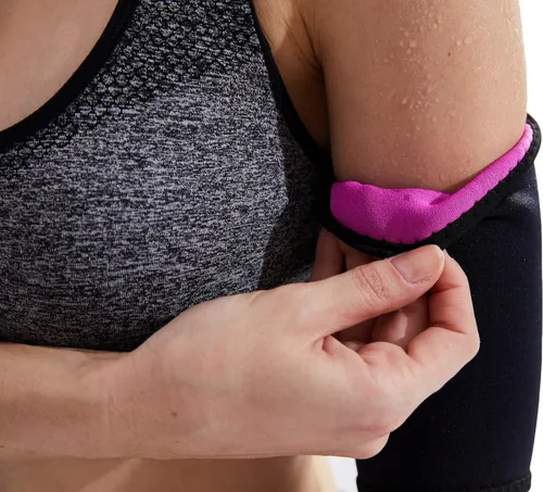 Miniatura 7 de Recortador de brazos para hombre y mujer, manga de compresión adelgazante, quemador lejano de brazo, moldeador de sauna de neopreno caliente