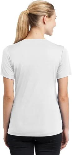 Miniatura 3 de Sport-Tek Camiseta de manga larga con cuello en V PosiCharge Competitor, True Navy