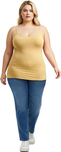Miniatura 216 de Emmalise Camisola larga casual básica para mujer, con tirantes ajustables, top en capas