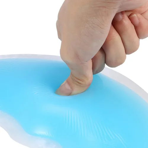 Miniatura 5 de Yosoo Health Gear Almohada de almohada de silicona para mesa de masaje, relajación facial suave para salón de belleza, spa en casa (azul)