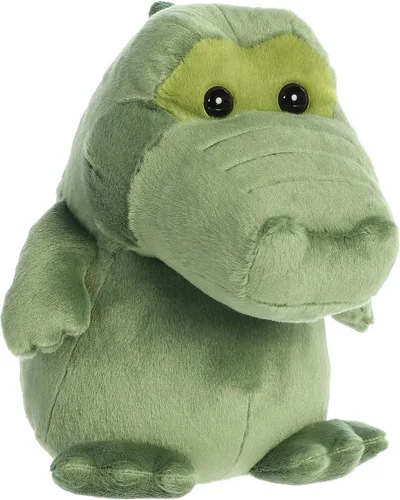 Miniatura 2 de Aurora® Whimsical Happy Hippo and Friends™ Happy Alligator™ - Animal de peluche - Diseño único - Diversión juguetona - Verde 13 pulgadas