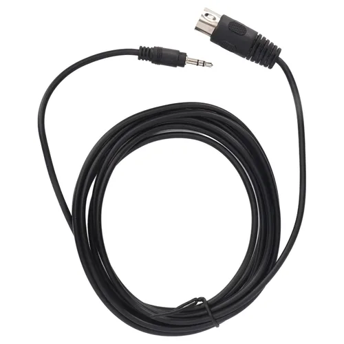 Miniatura 3 de Cable MIDI DIN de 8 pines a 0.138 in, enchufe macho DIN de 8 pines a macho de 0.138 in, transmisión estable profesional de 9.8 pies, flexible Plug