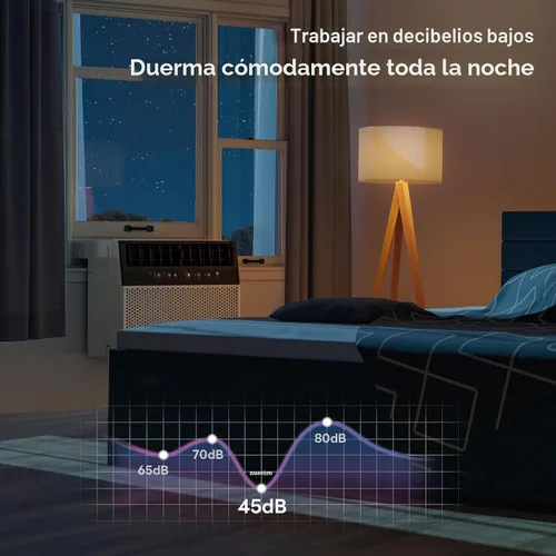 Miniatura 4 de ZAFRO Aire acondicionado de ventana en forma de U de 10000 BTU que enfría hasta 450 pies cuadrados, unidades de aire acondicionado de ventana 6 en 1