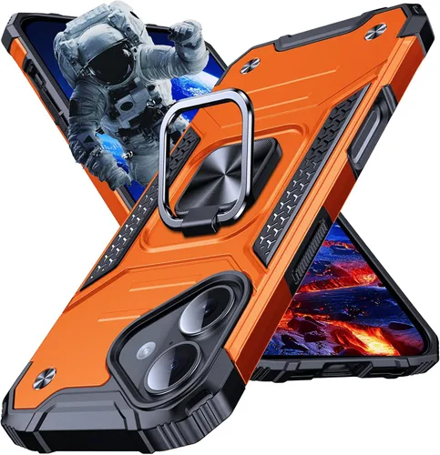 Miniatura 62 de Anqrp Funda resistente para iPhone 6/7/8/SE/SE2 con soporte de anillo mejorado y agarre, grado militar, a prueba de golpes, resistente y robusta