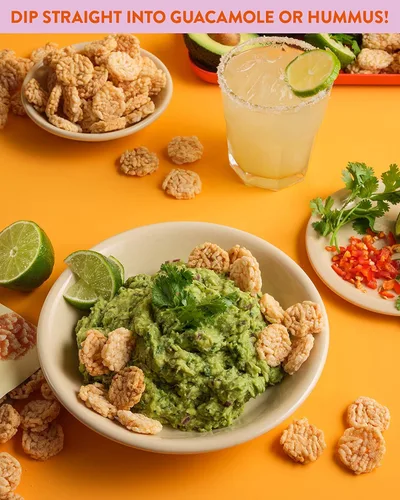 Miniatura 6 de Dang Chips de arroz tailandés Original Paquete de 12 Hojuelas de arroz veganas, sin gluten, sin OMG, aperitivos saludables hechos