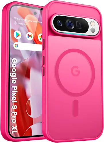 Miniatura 29 de Funda para teléfono Google Pixel 9 Pro XL, Compatible con Magnético, Protección contra Caídas de Grado Militar Translúcida Mate Resistente a Golpes
