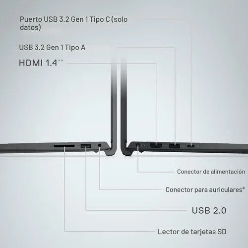 Miniatura 10 de Dell Laptop Inspiron 15 3535, pantalla FHD de 15.6 pulgadas (1920 x 1080), procesador AMD Ryzen 5 7520U, memoria RAM DDR4 de 8 GB, SSD de 512 GB