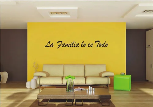picniva Familia es todo lo Español pared familia de familia Presupuesto diciendo calcomanía para pared calcomanías