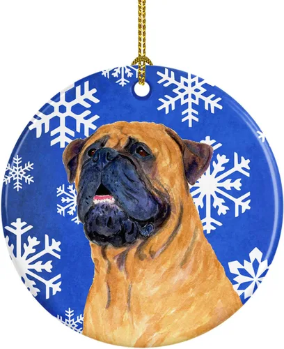 Miniatura 48 de Caroline's Treasures Cavalier Spaniel - Adorno de cerámica para colgar en el árbol de Navidad, para el hogar, Navidad, fiestas, regalo, 3 pulgadas
