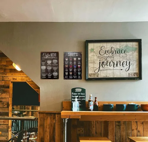 Miniatura 3 de ERLOOD, letrero de pared, hecho de estaño para decorar el bar con el menú de los shots