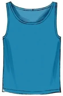 Miniatura 6 de McCall Pattern Company M6973 Camisetas sin mangas para hombre, camisetas y pantalones cortos, talla XN "XLG-XXL-XXXL