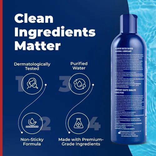Miniatura 4 de Swiss Navy Lubricante a base de agua de alta calidad, 12 onzas, gel lubricante para hombres, mujeres y parejas, seguro para juguetes, fórmula que