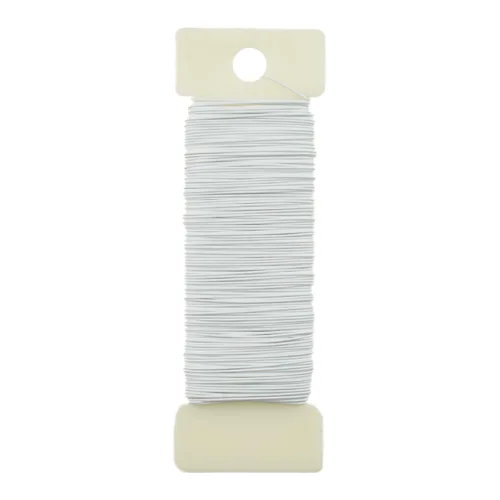Miniatura 31 de HAHIYO Alambre Negro de Calibre 22 - 1 Rollo, 38 Yardas (115 Pies) Alambre Floral Flexible para Manualidades, Coronas de Navidad, Arreglos