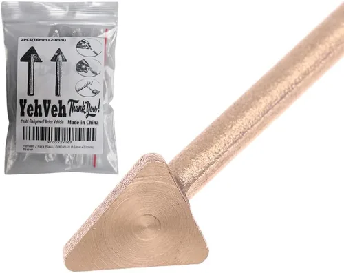 Miniatura 3 de Paquete de 2 puntas de soldadura de plástico para pistola de soldador y estación de soldadura de plástico con orificio de punta de eje de 0.2