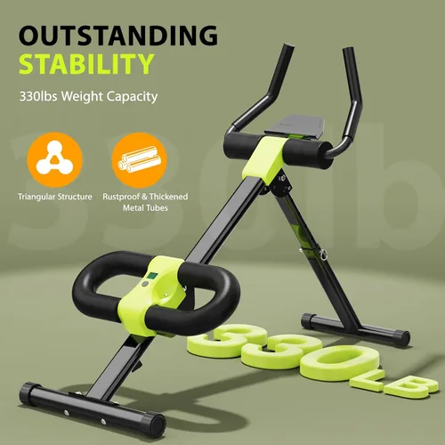 Miniatura 2 de Equipo de Entrenamiento Abdominal, Máquina de Abdominales para Gimnasio en Casa, Equipo de Ejercicio de Entrenador Abdominal para Ejercicio