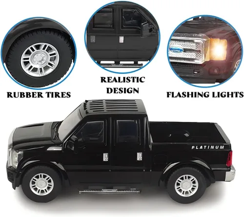 Miniatura 2 de Liberty Imports RC Ford F-350 Super Duty - Camión de juguete con licencia oficial, función completa, radio R/C, automóvil a control remoto genuino a
