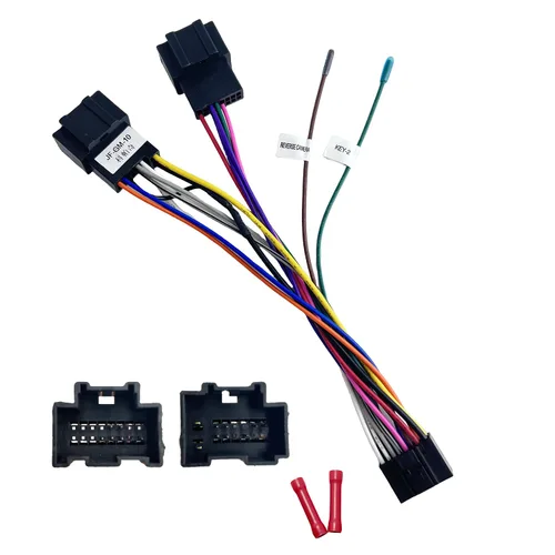 Adaptador de arnés de radio ISO de 16 pines para Chevrolet 2006-2014 Buick 2008-2017, arnés de cableado estéreo de coche Android de 16 pines con