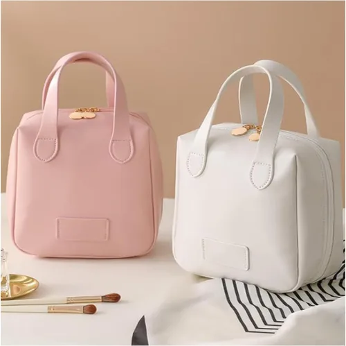 Miniatura 2 de Bolsa de maquillaje portátil de alta calidad, bolsa organizadora de maquillaje de gran capacidad, bolsa organizadora de maquillaje de viaje