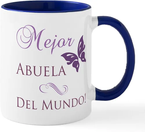 Miniatura 30 de CafePress Taza de café de cerámica Number One Abuelo de 11 oz (11.0 fl oz)