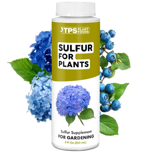 Fertilizante de azufre: enmienda líquida de azufre para hojas más verdes, mejor absorción de nutrientes y plantas más fuertes, 8 onzas