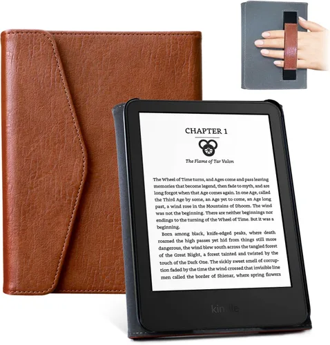 Miniatura 12 de CoBak Premium Case for Kindle Paperwhite & Kindle Colorsoft 7" & Hanvon with Hand Strap – Automatic Wake/Sleep, Stylish & Durable, Comfortable