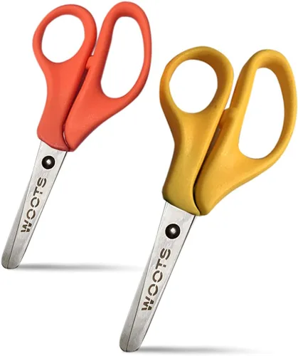 Miniatura 2 de Woots Tijeras Blunt para niños, multicolor, paquete de 2