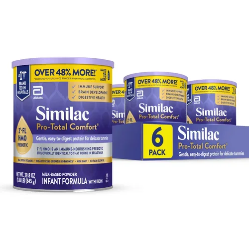 Miniatura 9 de Similac Fórmula infantil Pro-Total Comfort con hierro, envase de 20.1 oz